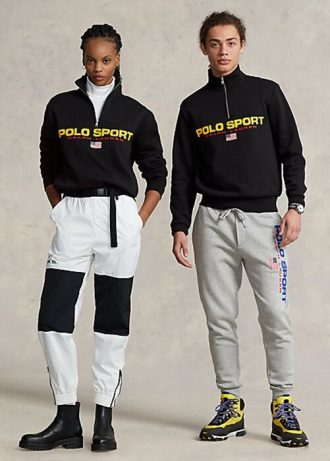 Hanorace sport din lână Ralph Lauren Polo pentru femei negre
