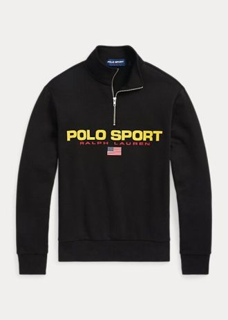 Hanorace sport din lână Ralph Lauren Polo pentru femei negre