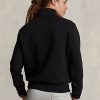 Hanorace sport din lână Ralph Lauren Polo pentru femei negre Hanorace sport din lână Ralph Lauren Polo pentru femei negre
