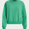 Hanorace verzi pentru femei Ralph Lauren Fleece Crewneck