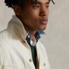 Jachete alb pentru bărbați Ralph Lauren Polo Bear brodate Jachete alb pentru bărbați Ralph Lauren Polo Bear brodate