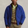 Jachete albastre pentru bărbați Ralph Lauren cu mâneci raglan Jachete albastre pentru bărbați Ralph Lauren cu mâneci raglan
