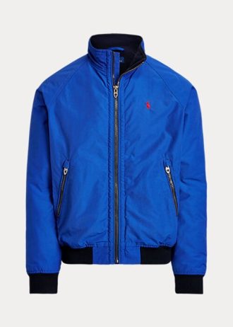 Jachete albastre pentru bărbați Ralph Lauren cu mâneci raglan