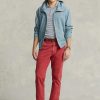 Jachete albastre pentru bărbați Ralph Lauren Indigo Chambray cu glugă Jachete albastre pentru bărbați Ralph Lauren Indigo Chambray cu glugă