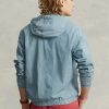 Jachete albastre pentru bărbați Ralph Lauren Indigo Chambray cu glugă Jachete albastre pentru bărbați Ralph Lauren Indigo Chambray cu glugă