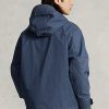Jachete albastre pentru bărbați Ralph Lauren Twill cu glugă Jachete albastre pentru bărbați Ralph Lauren Twill cu glugă