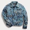 Jachete albastre pentru femei Ralph Lauren Patchwork Jachete albastre pentru femei Ralph Lauren Patchwork