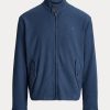 Jachete albastre Ralph Lauren pentru bărbați, în amestec de in, din twill de pește Jachete albastre Ralph Lauren pentru bărbați, în amestec de in, din twill de pește