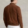 Jachete bomber din piele intoarsa pentru barbati maro Ralph Lauren Jachete bomber din piele intoarsa pentru barbati maro Ralph Lauren