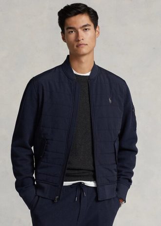 Jachete bomber hibride Ralph Lauren pentru bărbați bleumarin Jachete bomber hibride Ralph Lauren pentru bărbați bleumarin