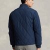 Jachete bomber matlasate pentru bărbați, albastre, Ralph Lauren Jachete bomber matlasate pentru bărbați, albastre, Ralph Lauren