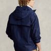 Jachete cu glugă, hidrofuge, pentru bărbați, blumarin, Ralph Lauren