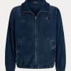 Jachete cu glugă Ralph Lauren denim pentru bărbați bleumarin Jachete cu glugă Ralph Lauren denim pentru bărbați bleumarin