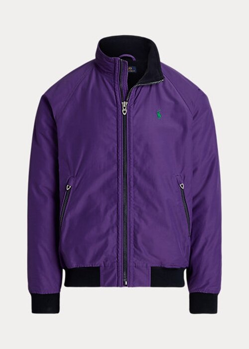 Jachete cu mâneci raglan Ralph Lauren pentru bărbați violet Jachete cu mâneci raglan Ralph Lauren pentru bărbați violet