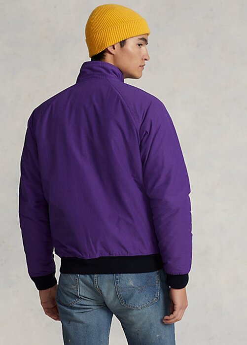 Jachete cu mâneci raglan Ralph Lauren pentru bărbați violet Jachete cu mâneci raglan Ralph Lauren pentru bărbați violet