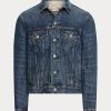 Jachete de camioner de blugi Ralph Lauren pentru bărbați Jachete de camioner de blugi Ralph Lauren pentru bărbați