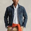 Jachete de camioner de blugi Ralph Lauren pentru bărbați Jachete de camioner de blugi Ralph Lauren pentru bărbați
