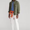 Jachete de costum Ralph Lauren Stretch Ripstop pentru bărbați Olive