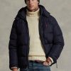 Jachete de puf hidrofuge Ralph Lauren pentru bărbați bleumarin