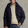 Jachete de puf hidrofuge Ralph Lauren pentru bărbați bleumarin