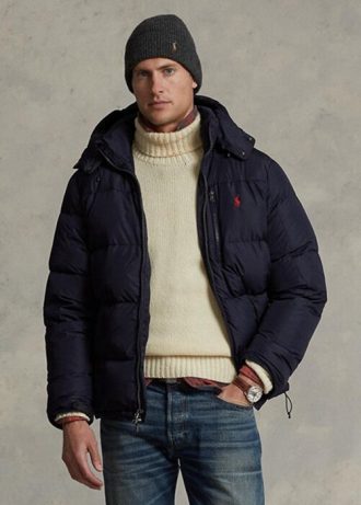 Jachete de puf hidrofuge Ralph Lauren pentru bărbați bleumarin Jachete de puf hidrofuge Ralph Lauren pentru bărbați bleumarin