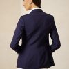 Jachete din crepon de lână Ralph Lauren Camden pentru femei bleumarin Jachete din crepon de lână Ralph Lauren Camden pentru femei bleumarin