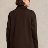 Jachete din lână Ralph Lauren, maro, cu fermoar sfert