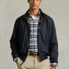 Jachete din pânză uleioasă Ralph Lauren pentru bărbați bleumarin Jachete din pânză uleioasă Ralph Lauren pentru bărbați bleumarin