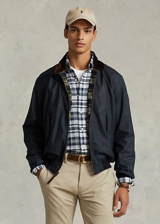 Jachete din pânză uleioasă Ralph Lauren pentru bărbați bleumarin