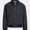 Jachete din pânză uleioasă Ralph Lauren pentru bărbați bleumarin Jachete din pânză uleioasă Ralph Lauren pentru bărbați bleumarin
