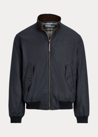 Jachete din pânză uleioasă Ralph Lauren pentru bărbați bleumarin