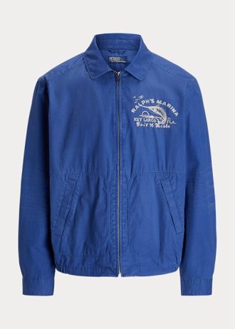 Jachete din poplin Marina Ralph Lauren Ralph Lauren pentru bărbați Royal