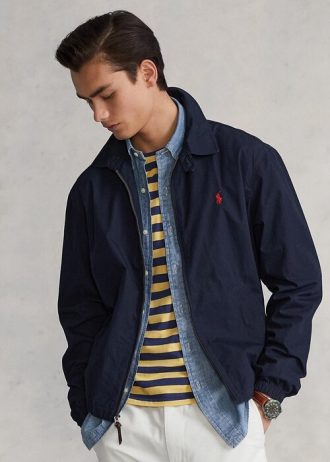 Jachete din poplin Ralph Lauren Bayport pentru bărbați bleumarin