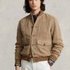 Jachete din tweed din amestec de in Ralph Lauren maro pentru bărbați Jachete din tweed din amestec de in Ralph Lauren maro pentru bărbați