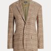 Jachete din tweed din lână și in carouri Ralph Lauren de damă maro Jachete din tweed din lână și in carouri Ralph Lauren de damă maro