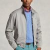 Jachete gri pentru bărbați Ralph Lauren din bumbac Jachete gri pentru bărbați Ralph Lauren din bumbac
