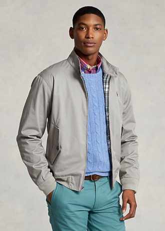 Jachete gri pentru bărbați Ralph Lauren din bumbac