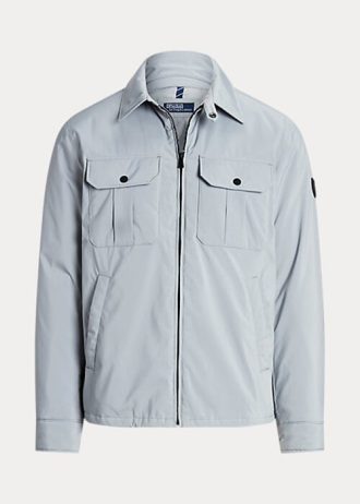 Jachete gri pentru bărbați Ralph Lauren hidrofuge Jachete gri pentru bărbați Ralph Lauren hidrofuge