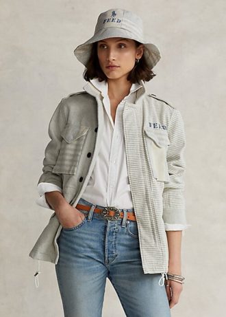 Jachete gri Ralph Lauren Polo x FEED Field pentru femei