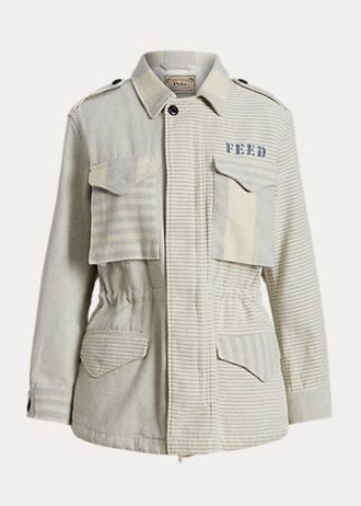 Jachete gri Ralph Lauren Polo x FEED Field pentru femei