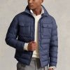 Jachete hidrofuge Ralph Lauren pentru bărbați bleumarin Jachete hidrofuge Ralph Lauren pentru bărbați bleumarin