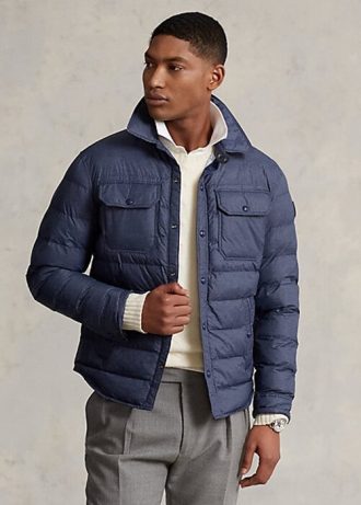 Jachete hidrofuge Ralph Lauren pentru bărbați bleumarin Jachete hidrofuge Ralph Lauren pentru bărbați bleumarin