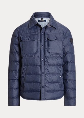 Jachete hidrofuge Ralph Lauren pentru bărbați bleumarin Jachete hidrofuge Ralph Lauren pentru bărbați bleumarin