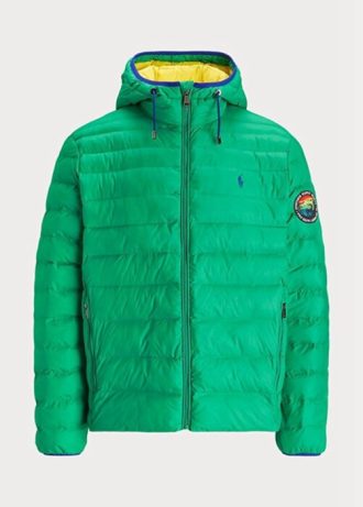 Jachete impermeabile la pachet Ralph Lauren pentru bărbați verzi Jachete impermeabile la pachet Ralph Lauren pentru bărbați verzi