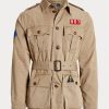 Jachete maro pentru bărbați, Ralph Lauren, cu brâu din twill