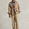 Jachete maro pentru bărbați, Ralph Lauren, cu brâu din twill