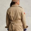 Jachete maro pentru bărbați, Ralph Lauren, cu brâu din twill