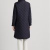 Jachete matlasate lungi Ralph Lauren pentru femei bleumarin