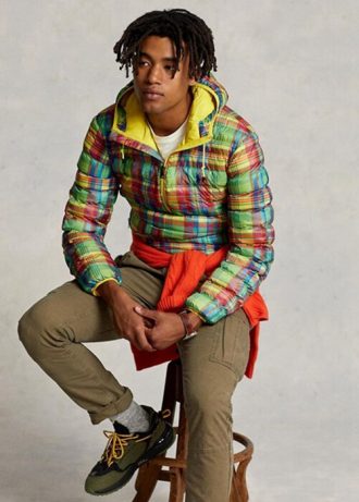 Jachete multicolore pentru bărbați Ralph Lauren în carouri, ambalate, hidrofuge Jachete multicolore pentru bărbați Ralph Lauren în carouri, ambalate, hidrofuge