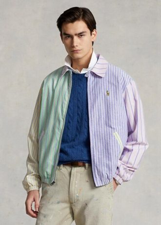 Jachete multicolore Ralph Lauren Bayport Oxford în dungi pentru bărbați Jachete multicolore Ralph Lauren Bayport Oxford în dungi pentru bărbați